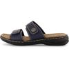 imageCUSHIONAIRE Womens Betsy comfort footbed slide Sandal with adjustable straps and ComfortNavy