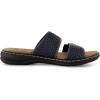 imageCUSHIONAIRE Womens Betsy comfort footbed slide Sandal with adjustable straps and ComfortNavy