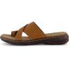 imageCUSHIONAIRE Womens Blare comfort sandal Comfort FoamTan