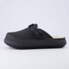 imageCUSHIONAIRE Womens Fable Recovery Clog with Faux Fur Lining and ComfortBlack