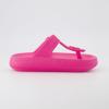 imageCUSHIONAIRE Womens Flo thong recovery cloud pool slide sandal with ComfortHot Pink