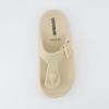 imageCUSHIONAIRE Womens Flo thong recovery cloud pool slide sandal with ComfortKhaki