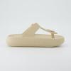 imageCUSHIONAIRE Womens Flo thong recovery cloud pool slide sandal with ComfortKhaki