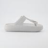imageCUSHIONAIRE Womens Flo thong recovery cloud pool slide sandal with ComfortLight Grey