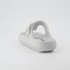 imageCUSHIONAIRE Womens Flo thong recovery cloud pool slide sandal with ComfortLight Grey