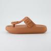 imageCUSHIONAIRE Womens Flo thong recovery cloud pool slide sandal with ComfortOrange