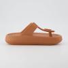 imageCUSHIONAIRE Womens Flo thong recovery cloud pool slide sandal with ComfortOrange