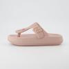 imageCUSHIONAIRE Womens Flo thong recovery cloud pool slide sandal with ComfortPink