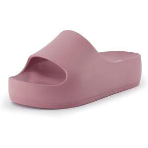 imageCUSHIONAIRE Womens Ninja platform slide sandal with ComfortBlush