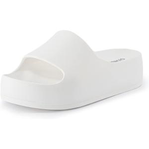 imageCUSHIONAIRE Womens Ninja platform slide sandal with ComfortVanilla