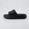 imageCUSHIONAIRE Womens Biggie recovery slide sandal with Comfort and adjustable strapBlackBlack