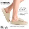 imageCUSHIONAIRE Womens Biggie recovery slide sandal with Comfort and adjustable strapBlue Combo