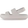imageCUSHIONAIRE Womens Fuji sandal with adjustable strap and ComfortLt Grey