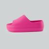 imageCUSHIONAIRE Womens Harrison platform slide sandal with ComfortFuchsia