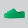 imageCUSHIONAIRE Womens Harrison platform slide sandal with ComfortKelly Green