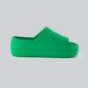 imageCUSHIONAIRE Womens Harrison platform slide sandal with ComfortKelly Green