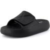 imageCUSHIONAIRE Womens Biggie recovery slide sandal with Comfort and adjustable strapBlackBlack
