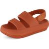 imageCUSHIONAIRE Womens Fuji sandal with adjustable strap and ComfortOrange
