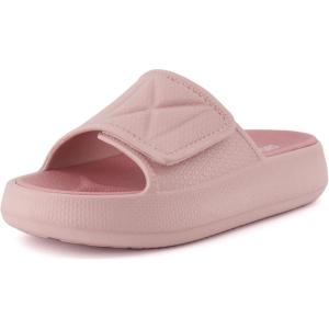 imageCUSHIONAIRE Womens Biggie recovery slide sandal with Comfort and adjustable strapBlush Combo