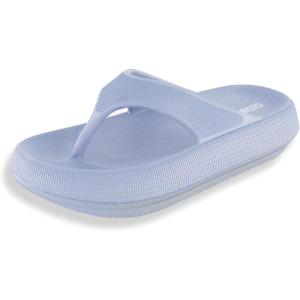 imageCUSHIONAIRE Womens Fling recovery cloud pool slides sandal with ComfortBlue