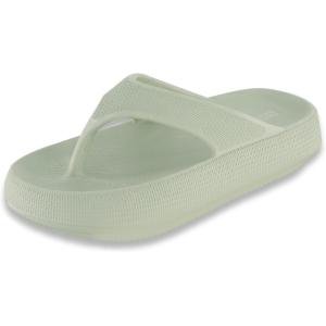 imageCUSHIONAIRE Womens Fling recovery cloud pool slides sandal with ComfortGreen