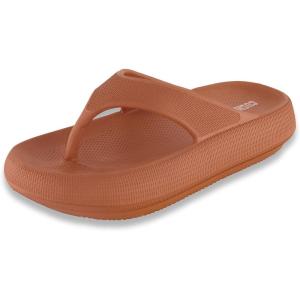 imageCUSHIONAIRE Womens Fling recovery cloud pool slides sandal with ComfortOrange