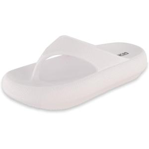 imageCUSHIONAIRE Womens Fling recovery cloud pool slides sandal with ComfortWhite