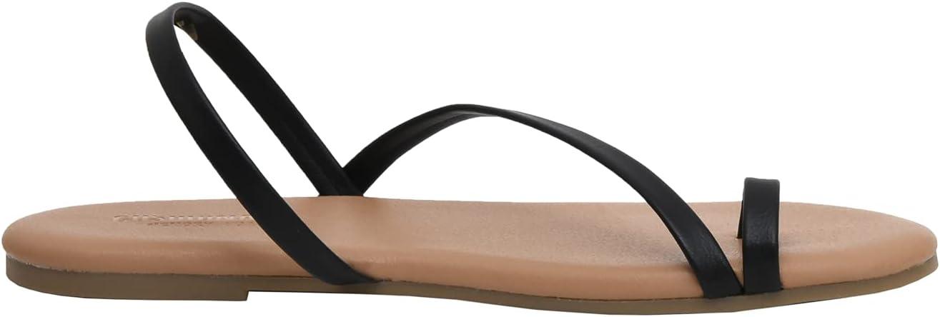 imageCUSHIONAIRE Womens Catalina toe ring Sandal with Memory FoamBlack