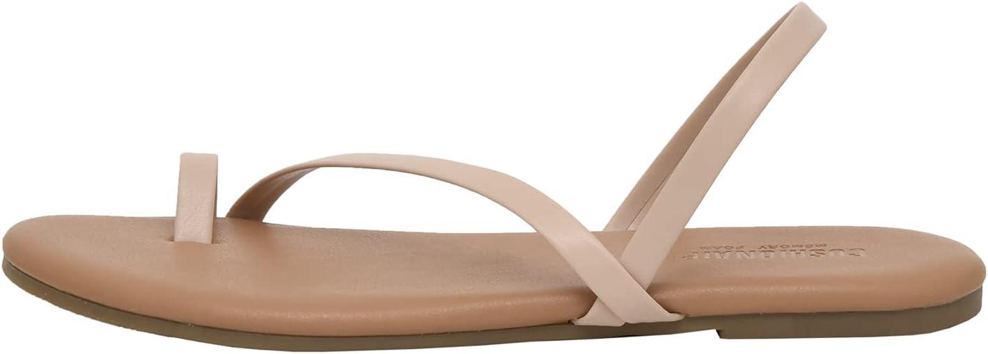 imageCUSHIONAIRE Womens Catalina toe ring Sandal with Memory FoamBlush