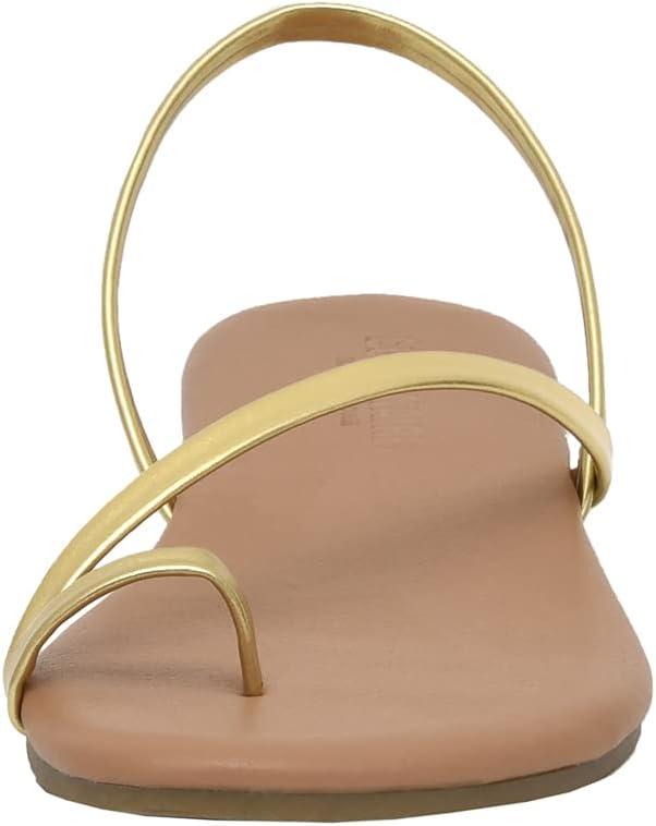 imageCUSHIONAIRE Womens Catalina toe ring Sandal with Memory FoamGold