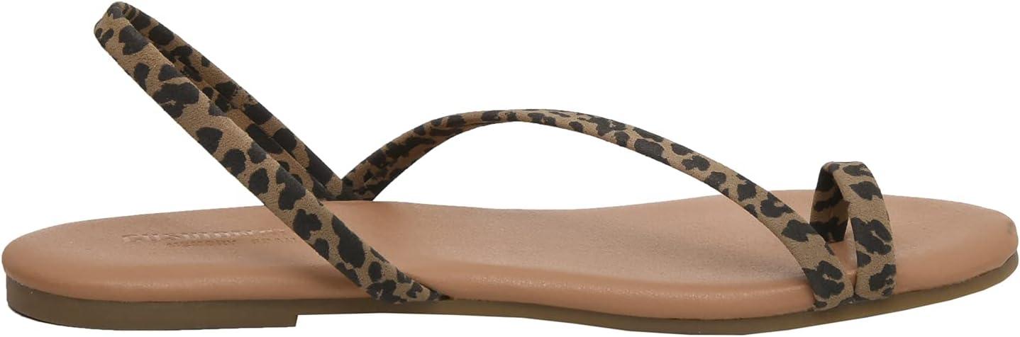 imageCUSHIONAIRE Womens Catalina toe ring Sandal with Memory FoamLeopard