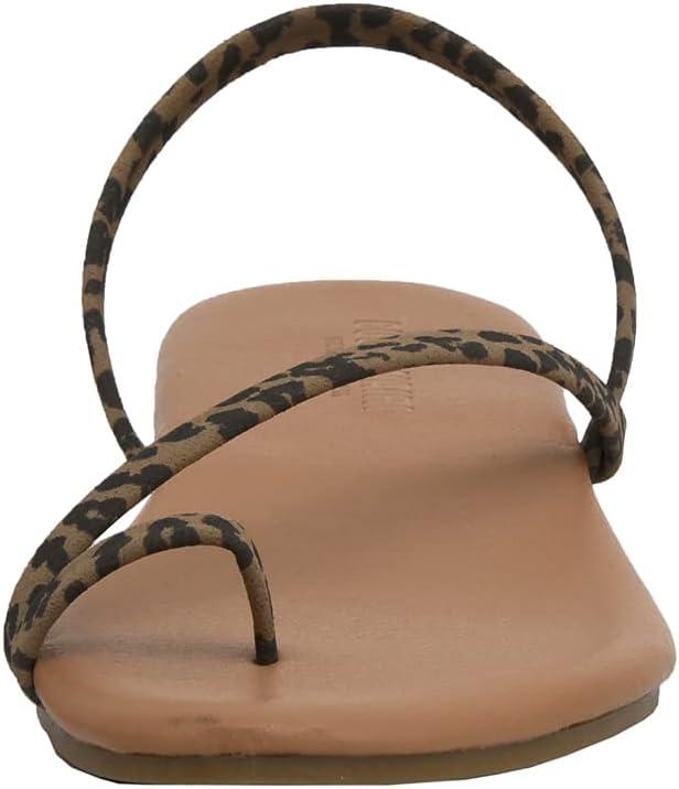 imageCUSHIONAIRE Womens Catalina toe ring Sandal with Memory FoamLeopard