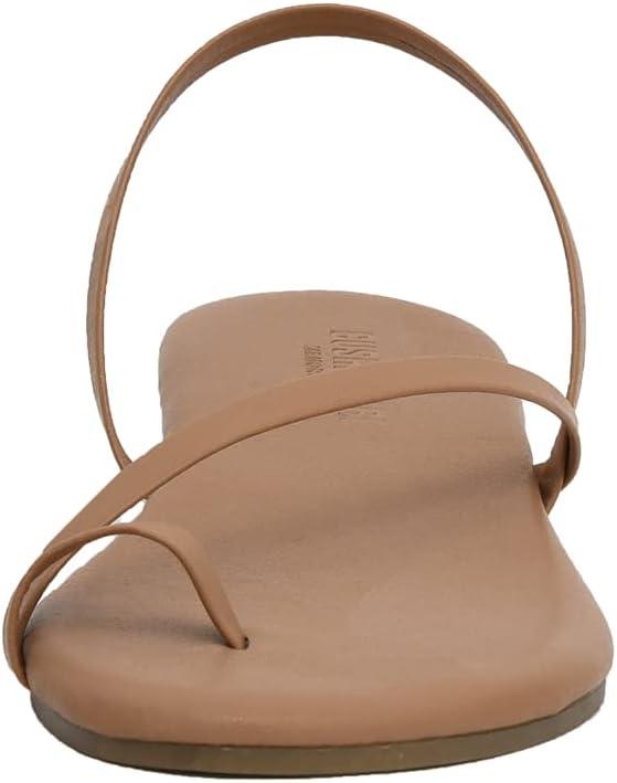 imageCUSHIONAIRE Womens Catalina toe ring Sandal with Memory FoamNatural