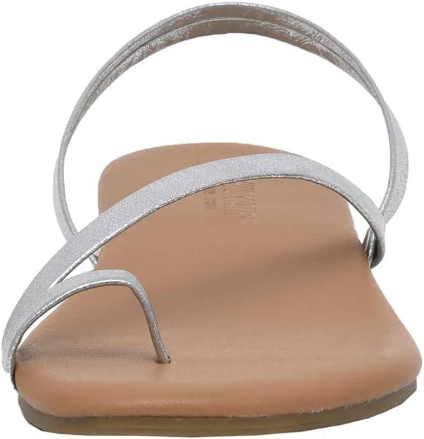 imageCUSHIONAIRE Womens Catalina toe ring Sandal with Memory FoamSilver