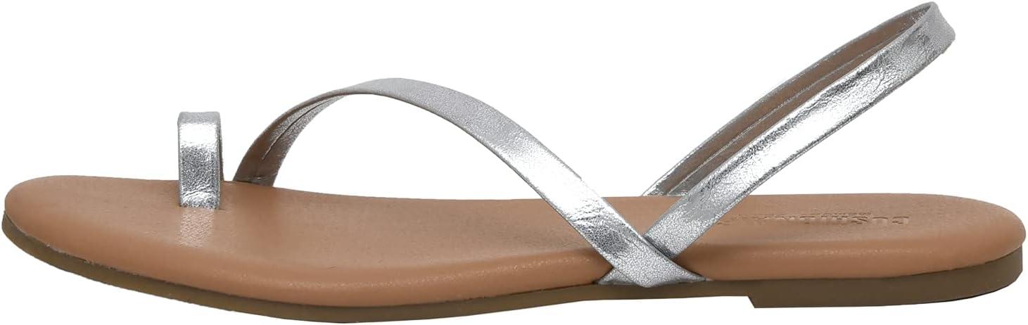 imageCUSHIONAIRE Womens Catalina toe ring Sandal with Memory FoamSilver