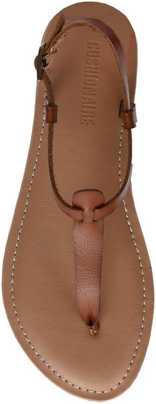 imageCUSHIONAIRE Womens Clea Flat Sandal with ComfortTan