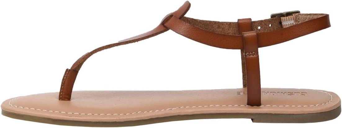 imageCUSHIONAIRE Womens Clea Flat Sandal with ComfortTan