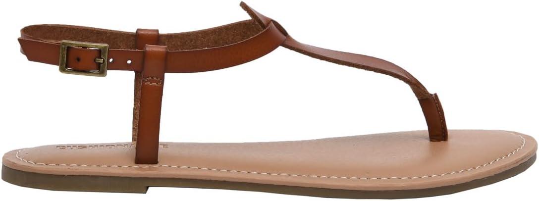 imageCUSHIONAIRE Womens Clea Flat Sandal with ComfortTan