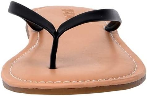 imageCUSHIONAIRE Womens Cora Flat Flip Flop Sandal with ComfortBlack