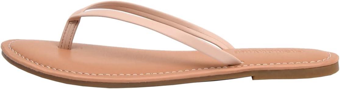 imageCUSHIONAIRE Womens Cora Flat Flip Flop Sandal with ComfortBlush