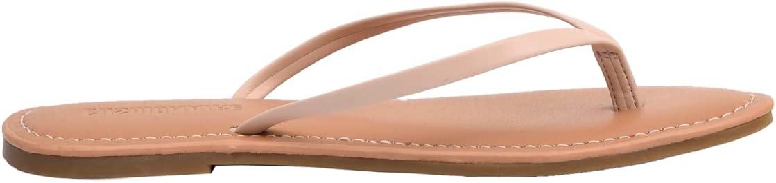 imageCUSHIONAIRE Womens Cora Flat Flip Flop Sandal with ComfortBlush