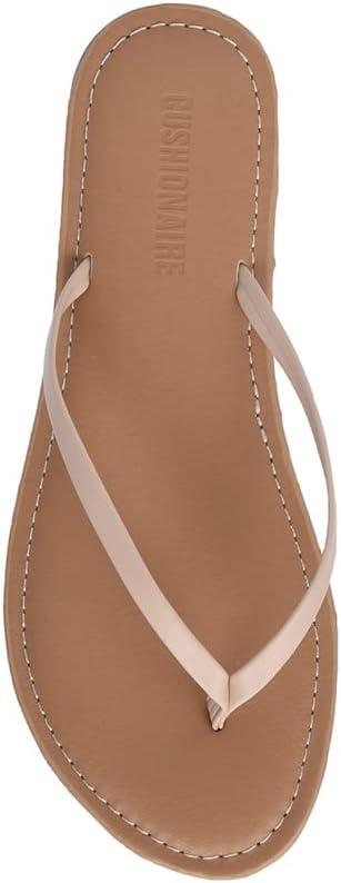 imageCUSHIONAIRE Womens Cora Flat Flip Flop Sandal with ComfortBlush
