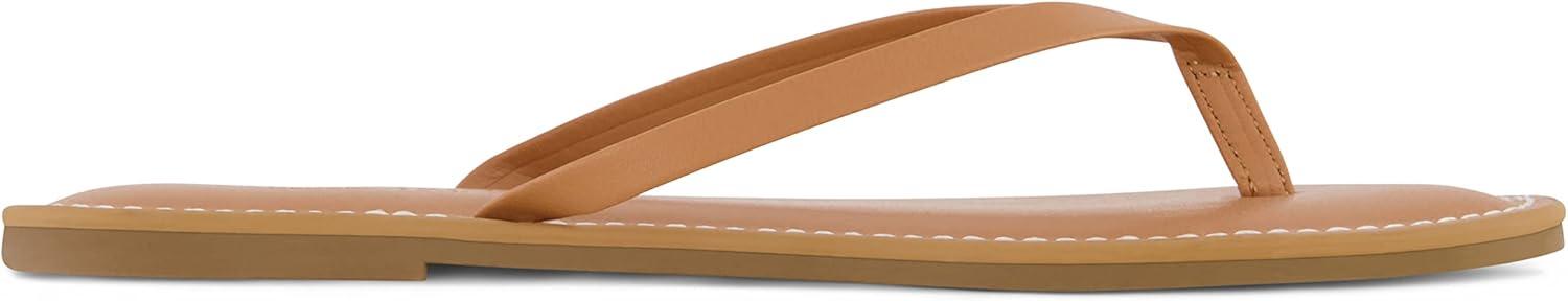imageCUSHIONAIRE Womens Cora Flat Flip Flop Sandal with ComfortNatural