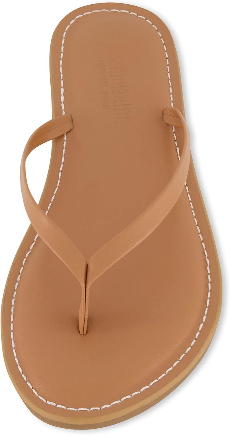 imageCUSHIONAIRE Womens Cora Flat Flip Flop Sandal with ComfortNatural