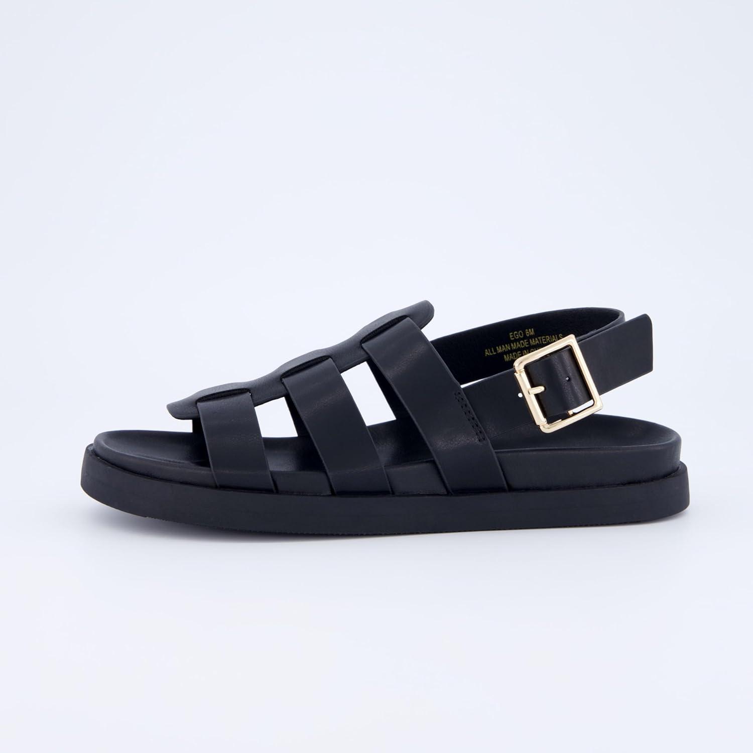 imageCUSHIONAIRE Womens Ego fisherman footbed sandal with Comfort Wide Widths AvailableBlack