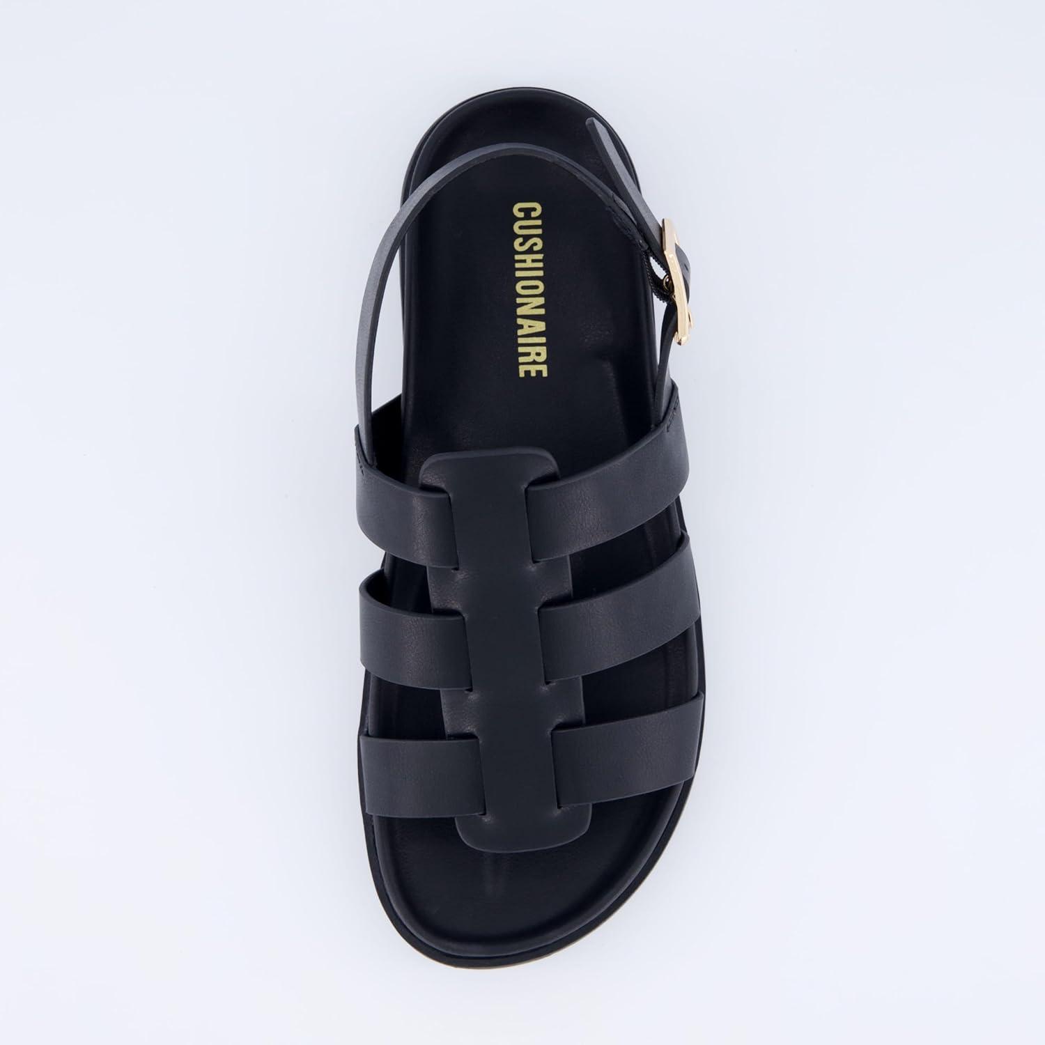 imageCUSHIONAIRE Womens Ego fisherman footbed sandal with Comfort Wide Widths AvailableBlack