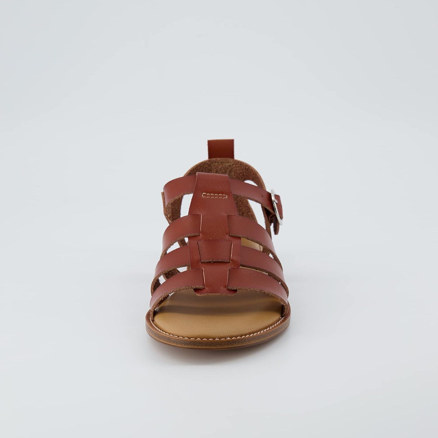 imageCUSHIONAIRE Womens Lotus fisherman sandal Memory Foam Wide Widths AvailableCognac