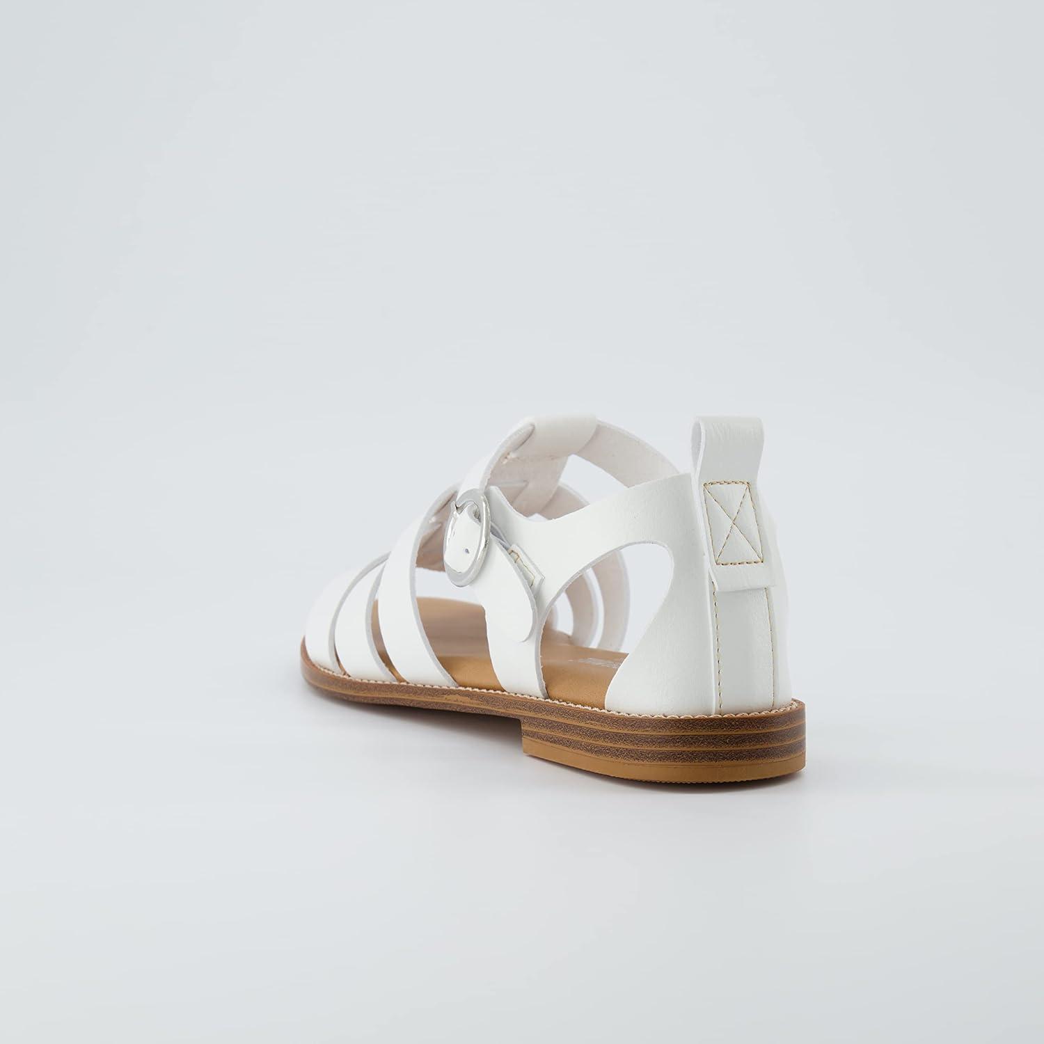 imageCUSHIONAIRE Womens Lotus fisherman sandal Memory Foam Wide Widths AvailableWhite