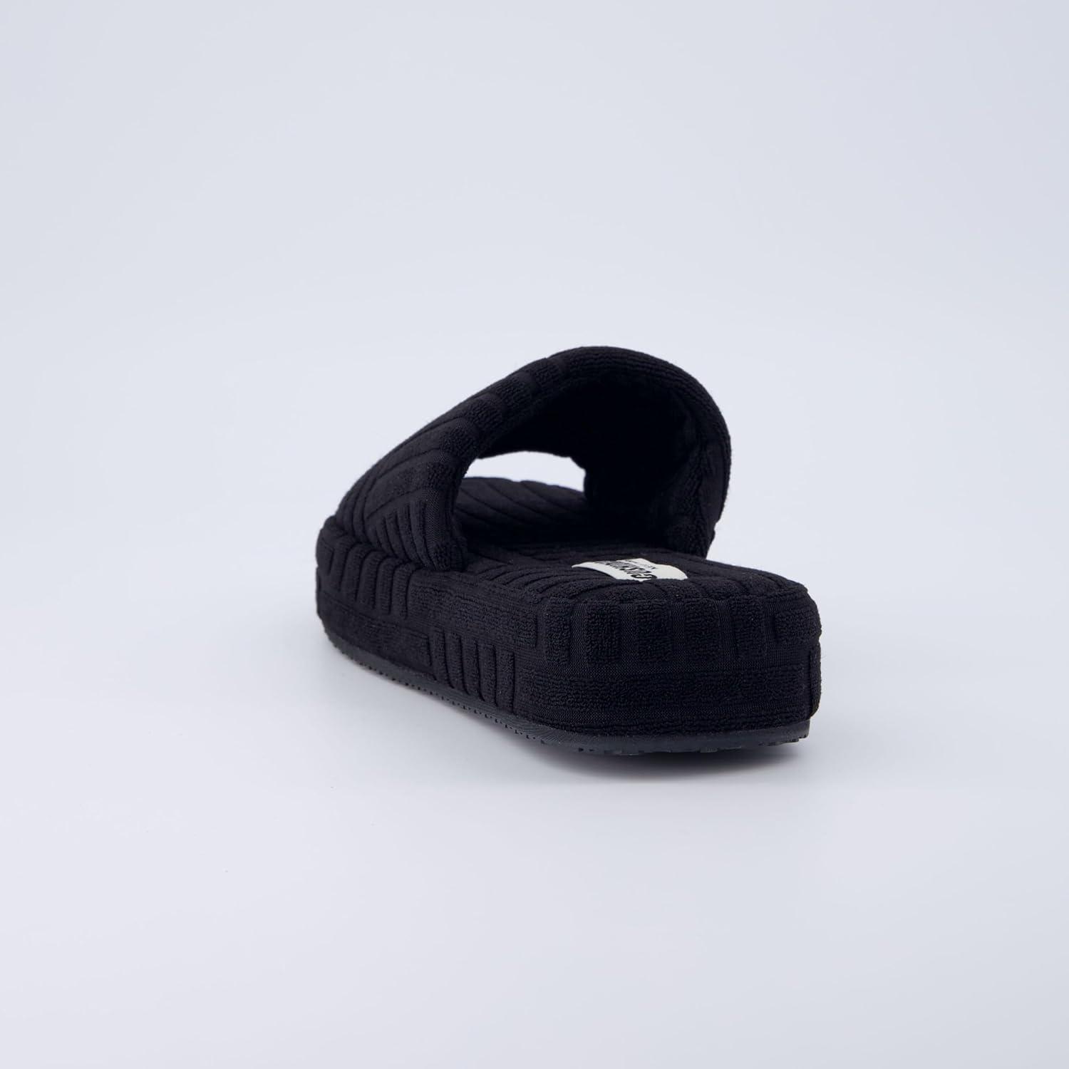 imageCUSHIONAIRE Womens RSVP slipper with Memory Foam Wide Widths AvailableBlack