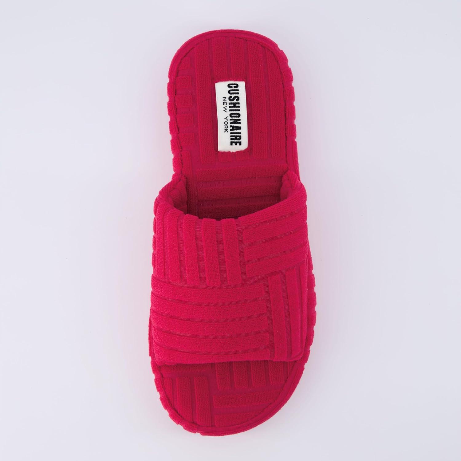 imageCUSHIONAIRE Womens RSVP slipper with Memory Foam Wide Widths AvailableFuchsia